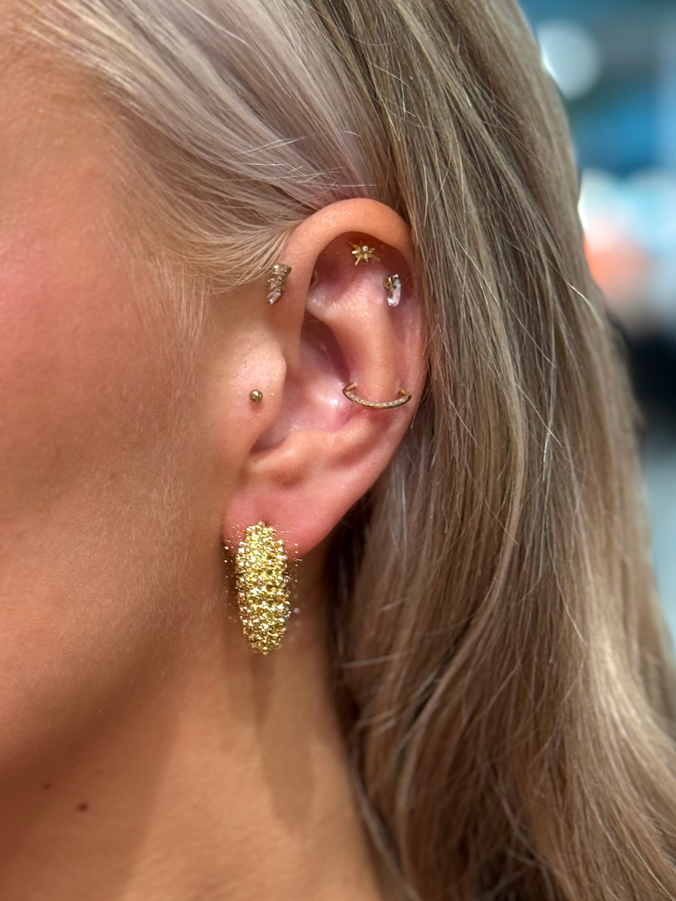 PCFIONA Earrings - Gold Colour